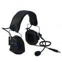 CD-DF-3 - Casco diadema profesional para walkie con protección auditiva