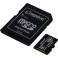 KINGSTON MICRO SD + ADAPT. 128GB CL.10 100MS-85MBS