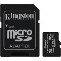 KINGSTON MICRO SD + ADAP. 32GB CLASE 10 32GB MSD CSPLUS 100R A1 C10 + ADP