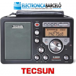 TECSUN S-8800 RECEPTOR RADIO MULTI-CONVERSIÓN AM/FM/LW/SW/SSB
